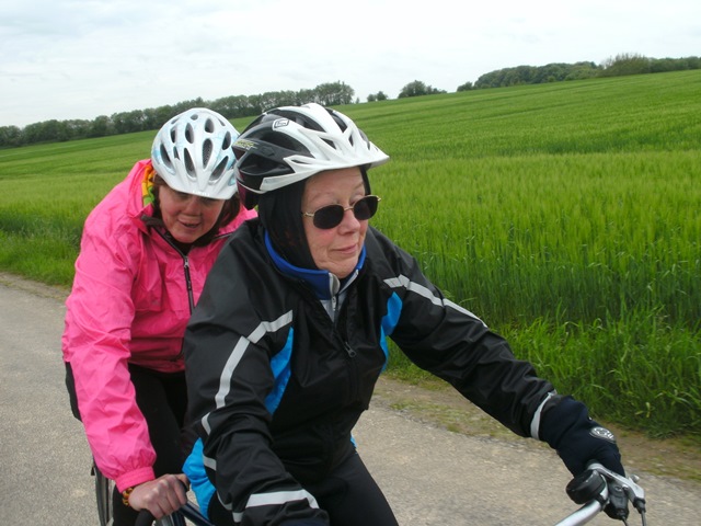 Randonnée tandem, Dinant, 2013