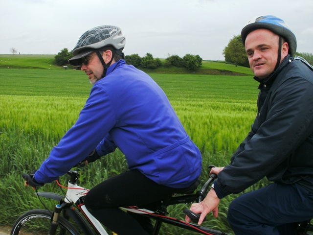 Randonnée tandem, Dinant, 2013