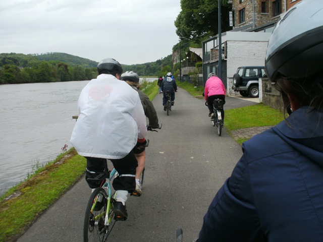 Randonnée tandem, Dinant, 2013