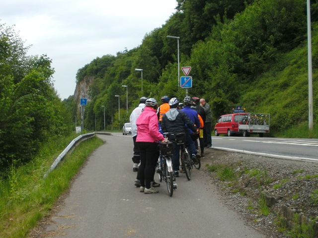 Randonnée tandem, Dinant, 2013