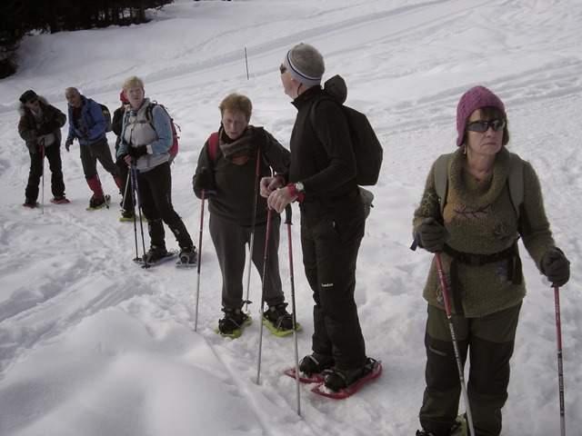 Raquettes à neige, St-Jean-de-Sixte, 2014