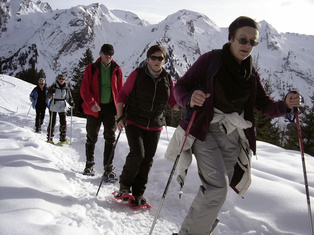 Raquettes à neige, St-Jean-de-Sixte, 2014