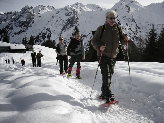 Raquettes à neige, St-Jean-de-Sixte, 2014