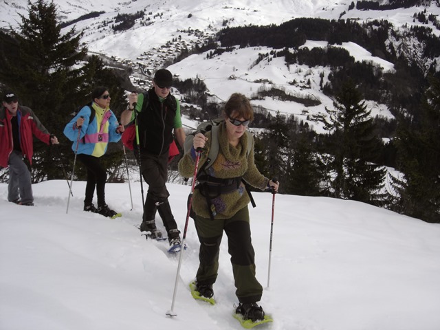 Raquettes à neige, St-Jean-de-Sixte, 2014