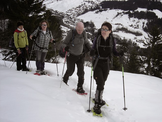 Raquettes à neige, St-Jean-de-Sixte, 2014