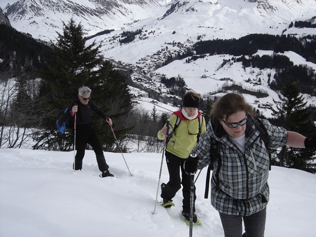 Raquettes à neige, St-Jean-de-Sixte, 2014