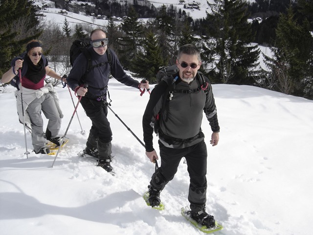 Raquettes à neige, St-Jean-de-Sixte, 2014