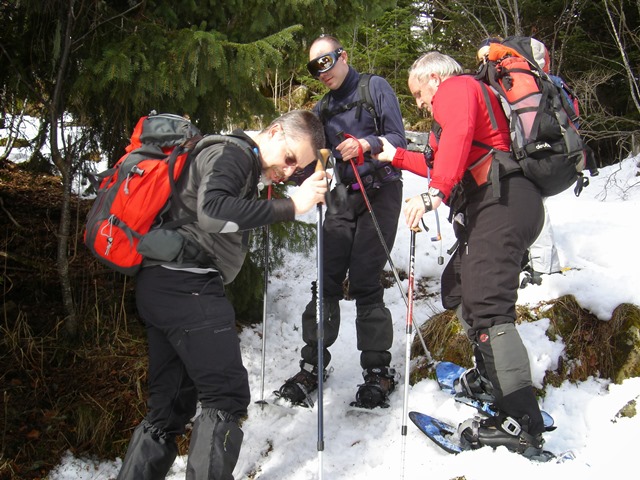 Raquettes à neige, St-Jean-de-Sixte, 2014