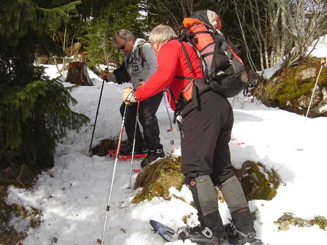 Raquettes à neige, St-Jean-de-Sixte, 2014