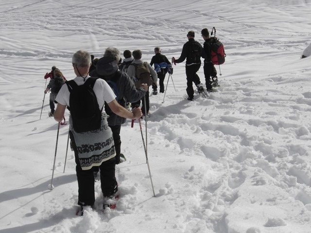 Raquettes à neige, St-Jean-de-Sixte, 2014