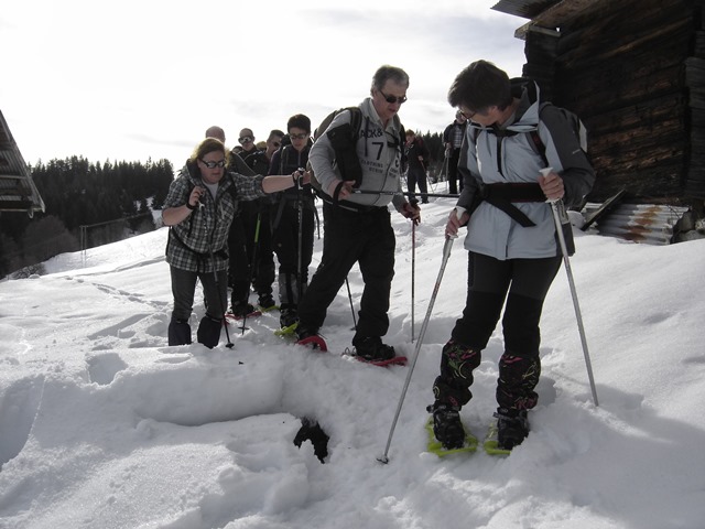 Raquettes à neige, St-Jean-de-Sixte, 2014