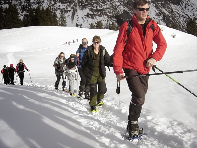 Raquettes à neige, St-Jean-de-Sixte, 2014