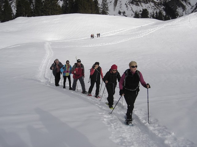 Raquettes à neige, St-Jean-de-Sixte, 2014