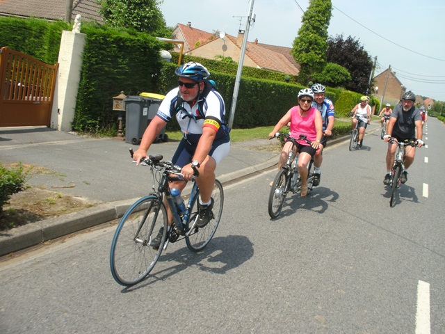 Randonnée tandem, Bailleul, 2014