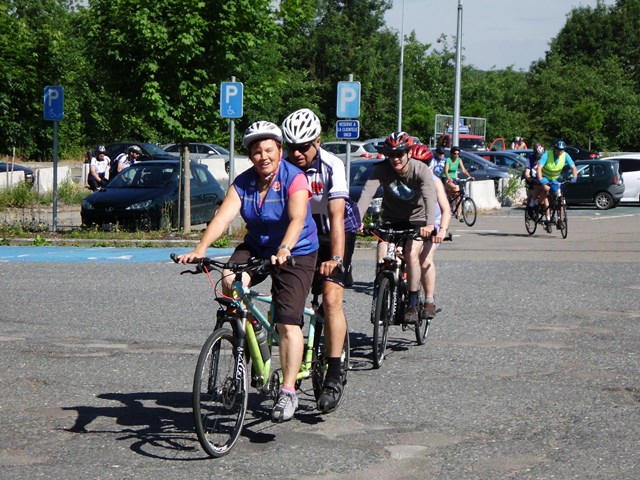 Randonnée tandem à Marbehan