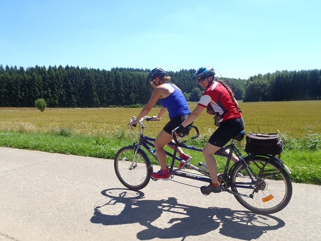 Randonnée tandem à Forrières