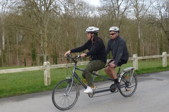 Randonnée tandem à Chevetogne