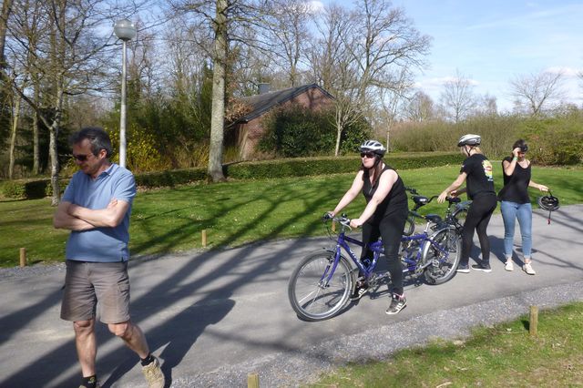 Randonnée tandem à Chevetogne