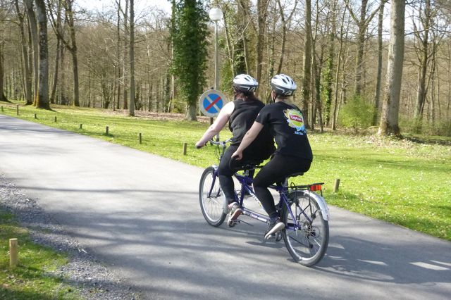 Randonnée tandem à Chevetogne