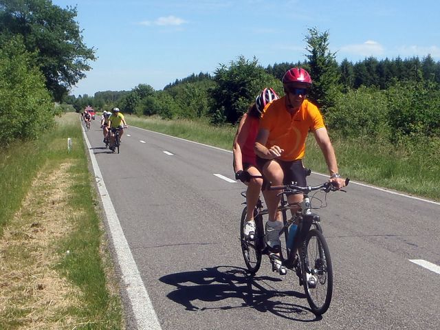 Randonnée tandem à Marbehan