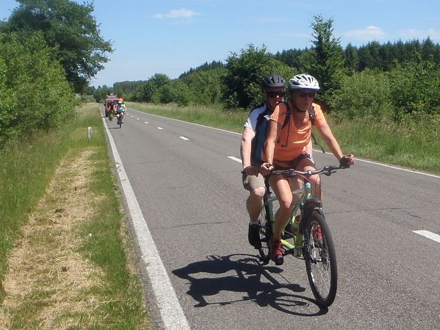 Randonnée tandem à Marbehan