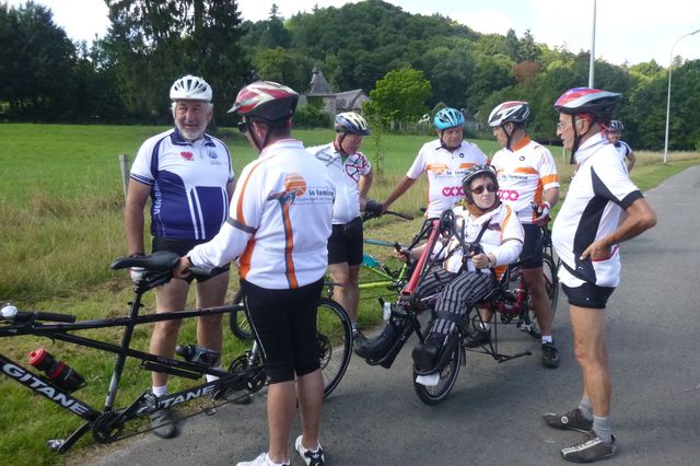 Randonnée tandem à Jambes