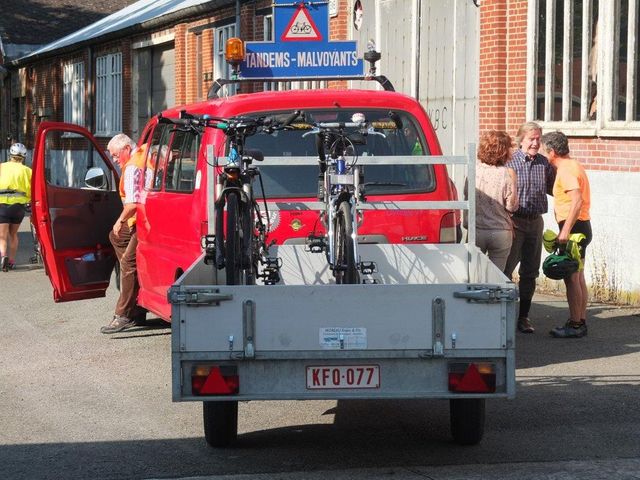 Randonnée tandem à Jambes