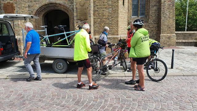 Randonnée tandem à Coxyde