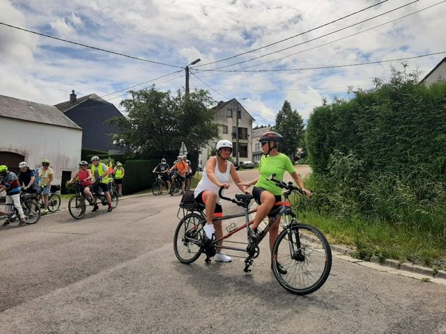 Randonnée tandem à Marbehan