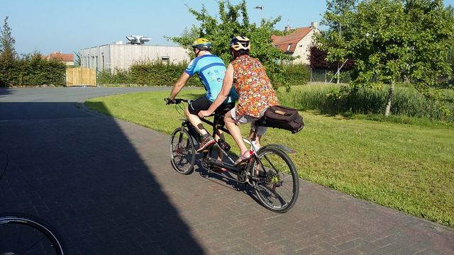 Randonnée tandem à Mesen