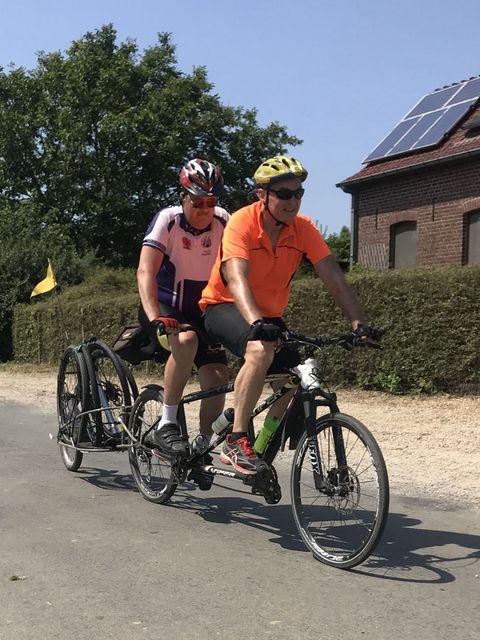 Randonnée tandem à Mesen