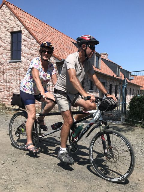 Randonnée tandem à Mesen