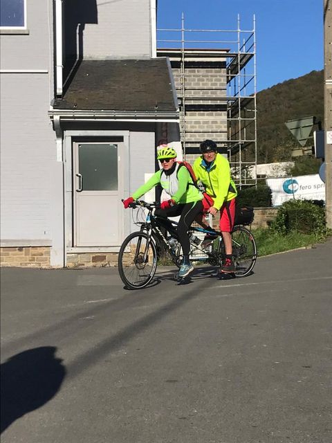 Randonnée tandem à Lustin