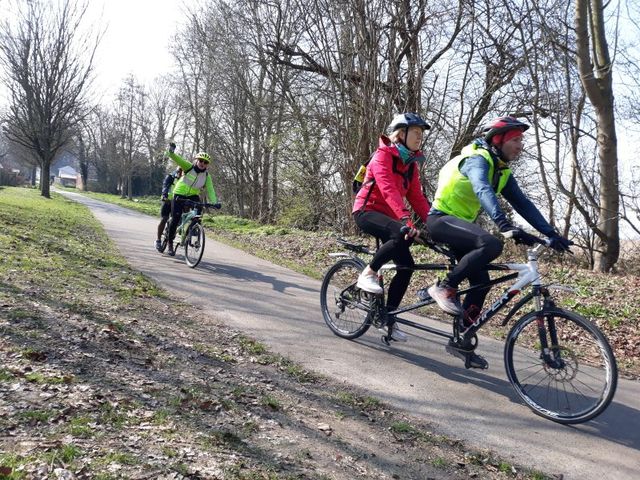 Randonnée tandem à Flawinne