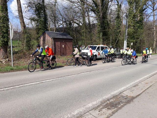 Randonnée joëlettes à Flawinne