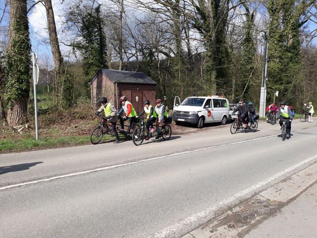 Randonnée joëlettes à Flawinne