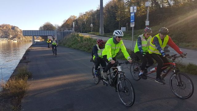 Randonnée tandem à Flawinne