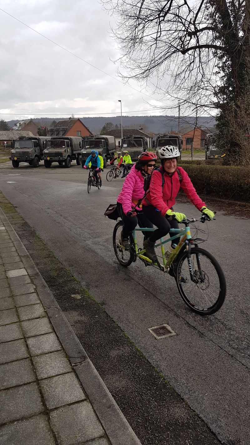 Randonnée tandem à Flawinne