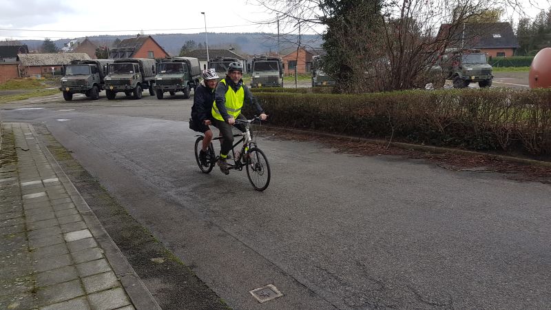 Randonnée tandem à Flawinne