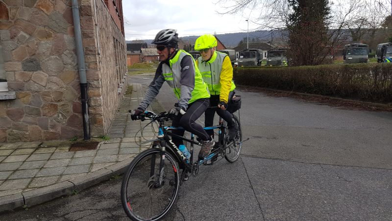 Randonnée tandem à Flawinne