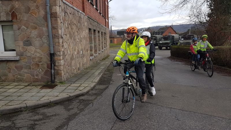 Randonnée tandem à Flawinne