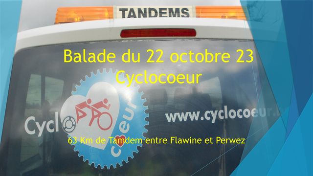 Randonnée tandem du 22/10/2023